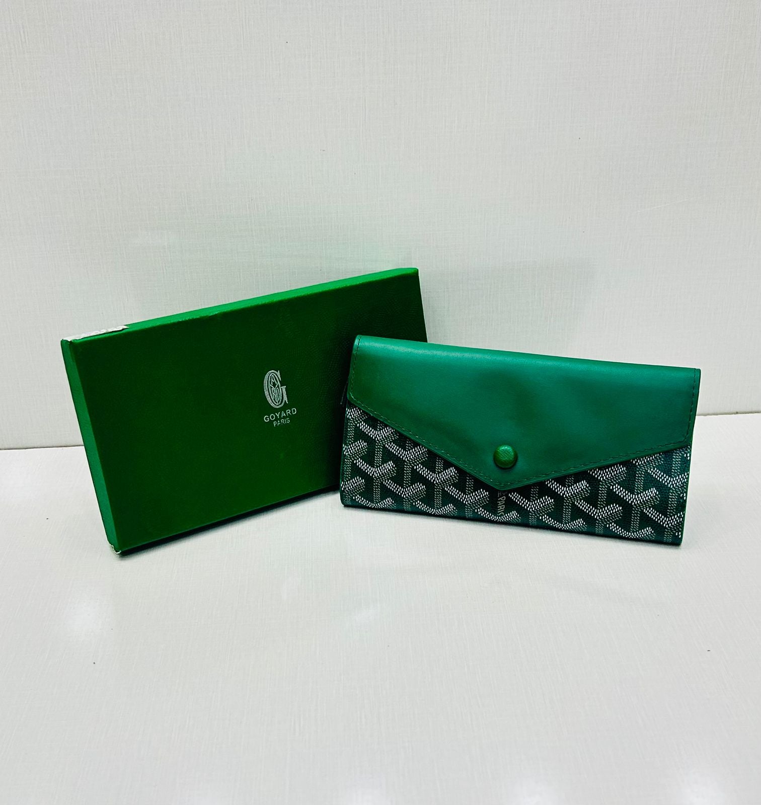 Goyard - Long Wallet Green