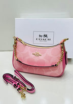 Coach - Teri Shoulder Bag Pink Emblem