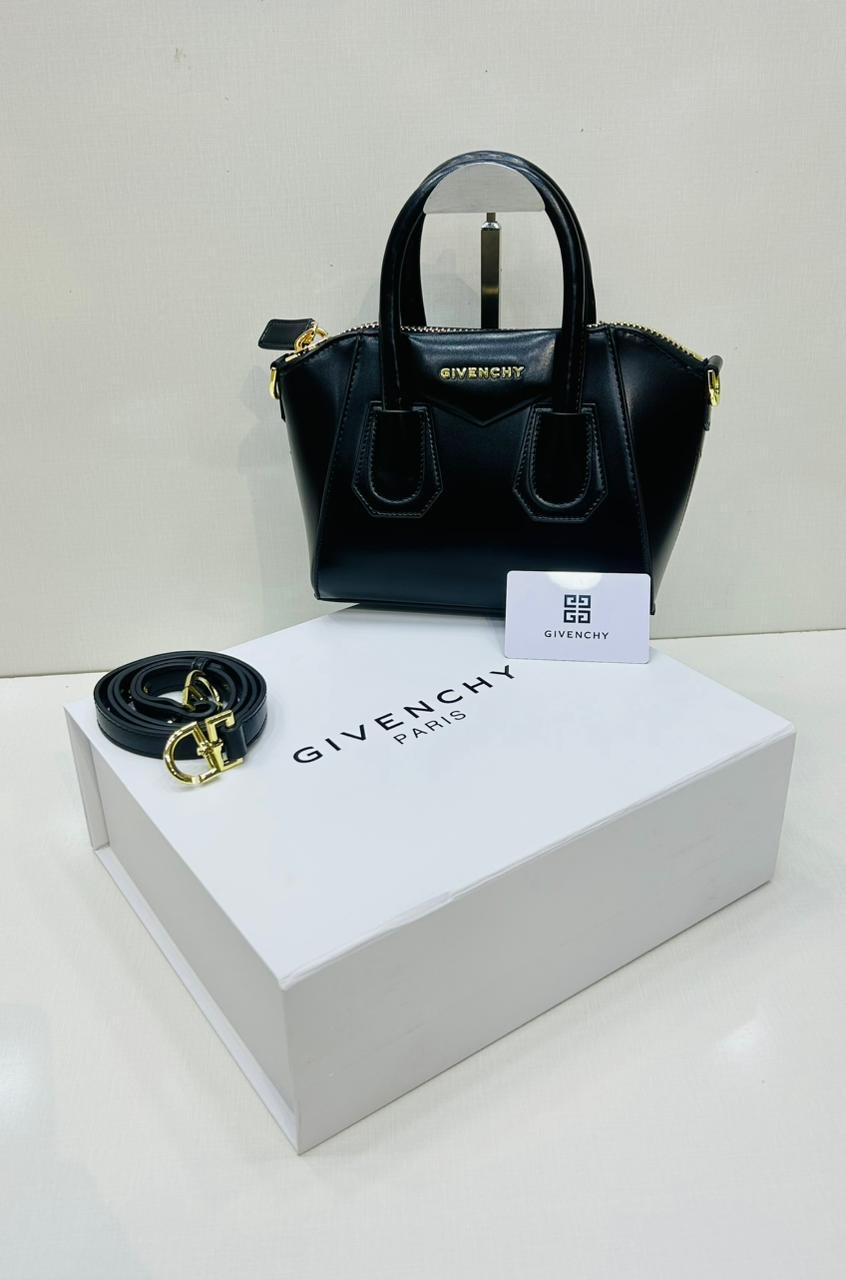 Givenchy - Structured Leather Mini Tote – Classic Black