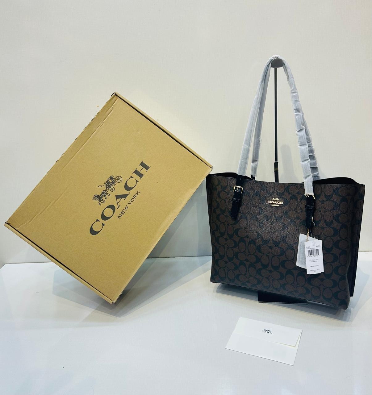 Coach - Signature Tote Bag Black