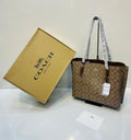 Coach - Signature Tote Bag Brown