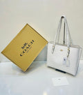 Coach - Signature Tote Bag Dark White