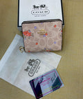 Coach Snap Wallet In Signature Canvas
