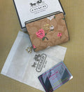 Coach Snap Wallet In Signature Canvas