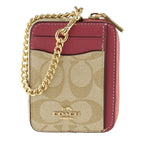 Coach Snap Wallet In Signature Canvas
