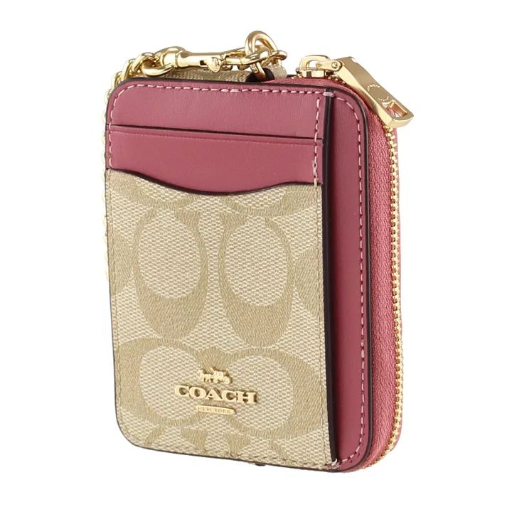 Coach Snap Wallet In Signature Canvas