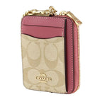 Coach Snap Wallet In Signature Canvas