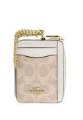 Coach Snap Wallet In Signature Canvas