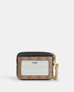 Coach Snap Wallet In Signature Canvas