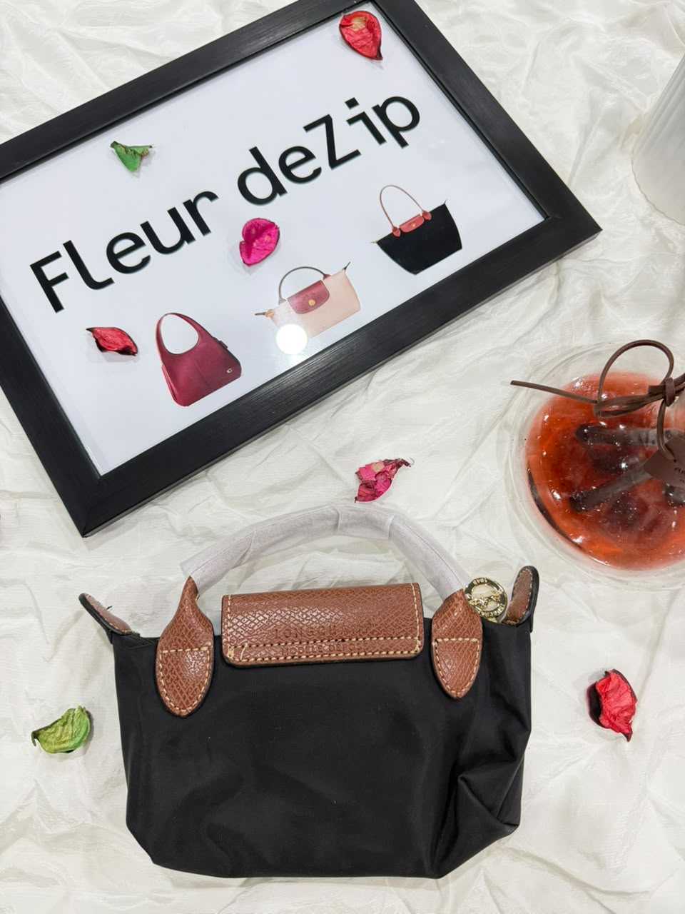 Longchamp Crossbody Bag with Strap (WITH BRAND LOGO)