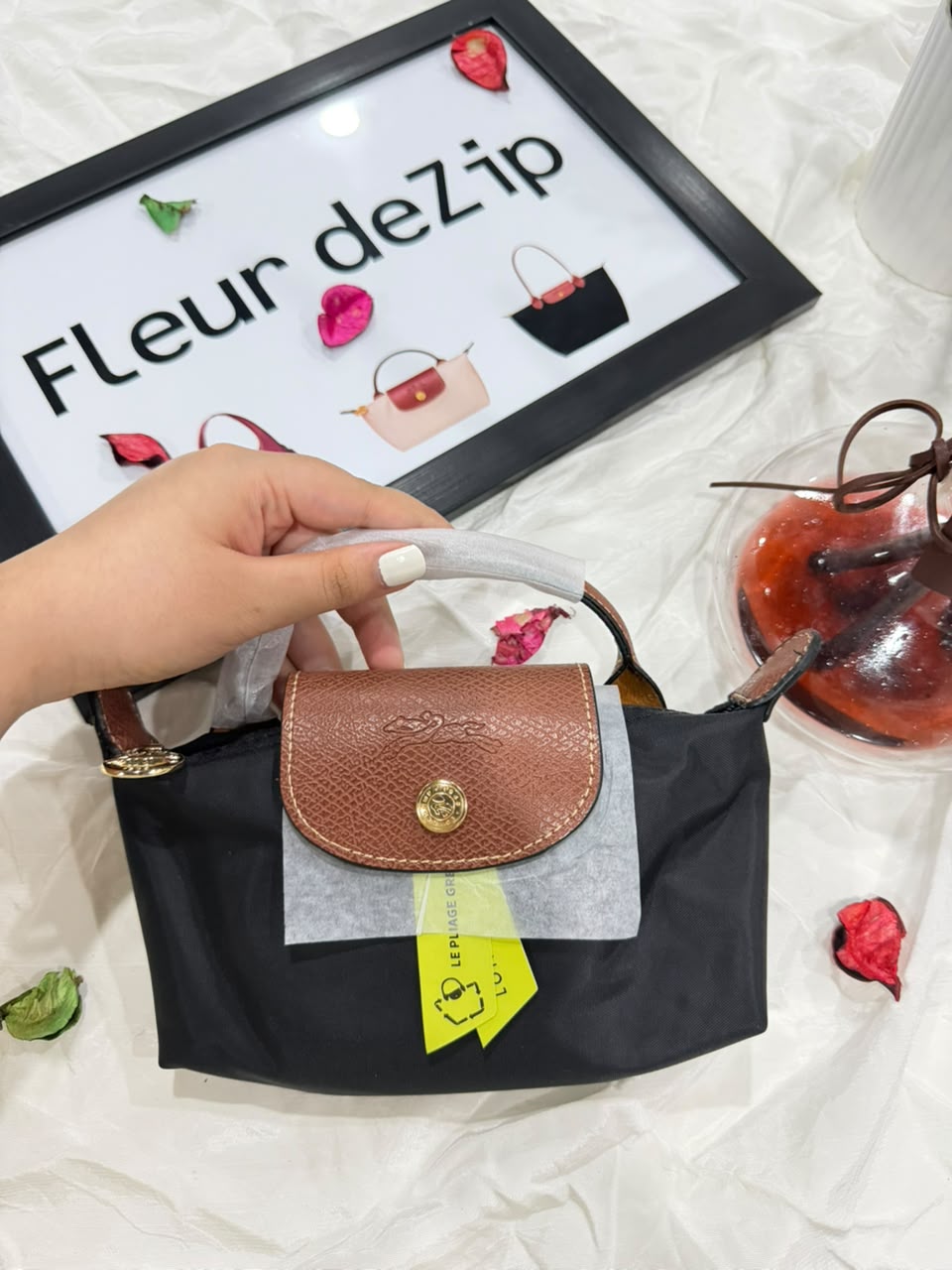 Longchamp Crossbody Bag with Strap (WITH BRAND LOGO)