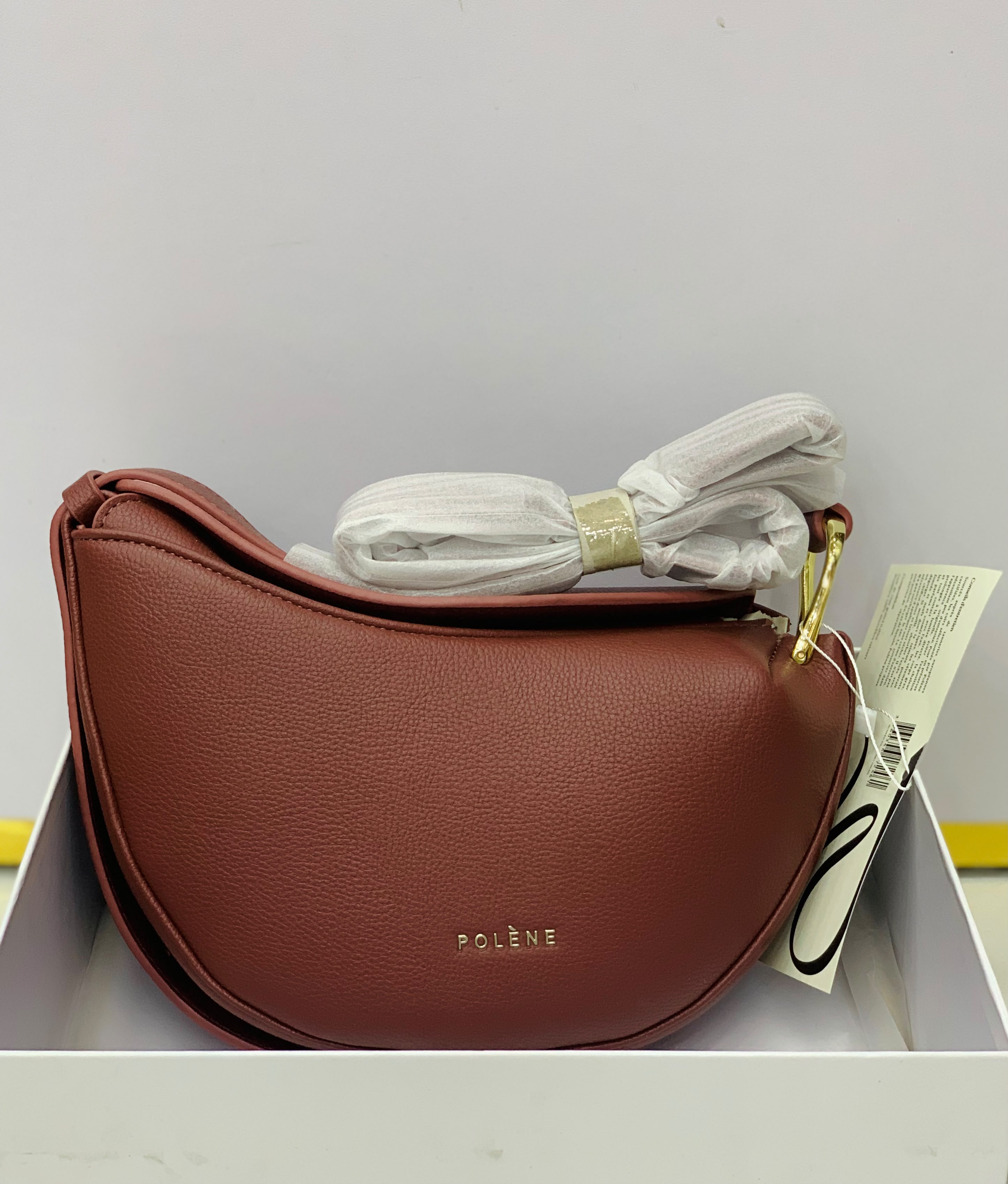 Polène Tonca Textured Cognac