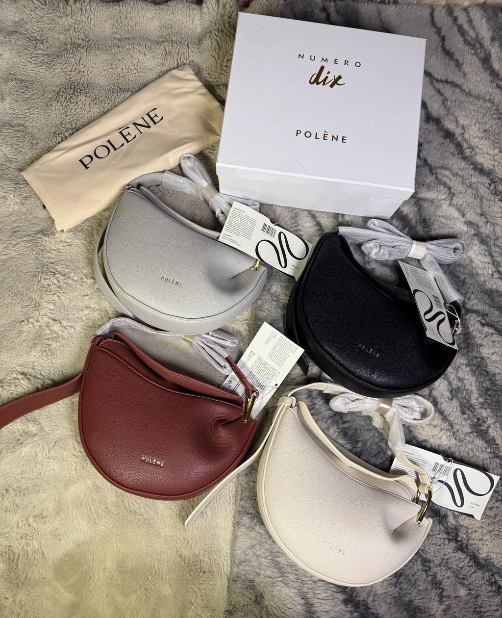 Polène Tonca Textured Cognac