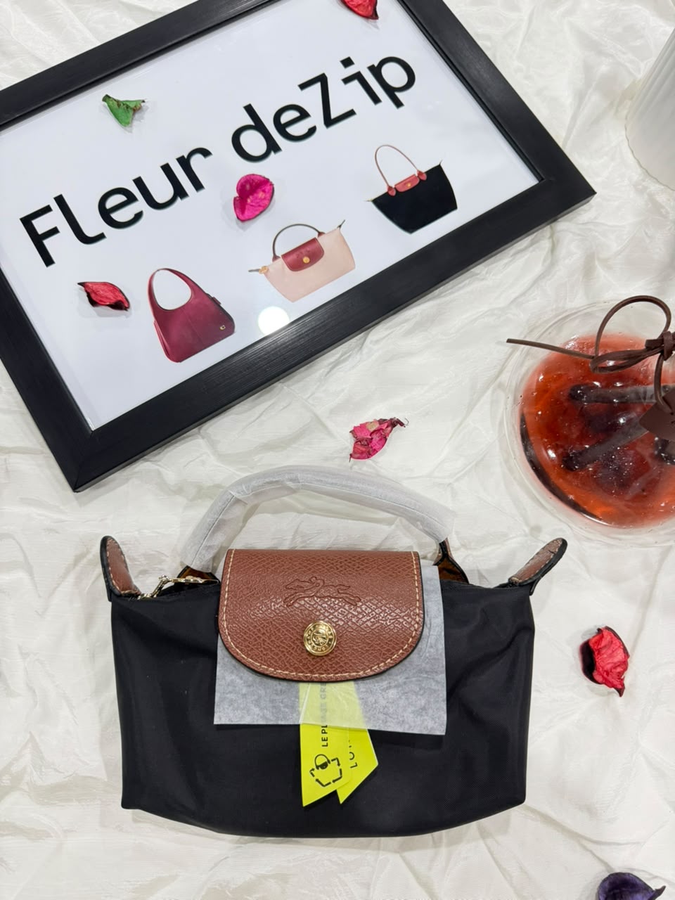 Longchamp Crossbody Bag with Strap (WITH BRAND LOGO)