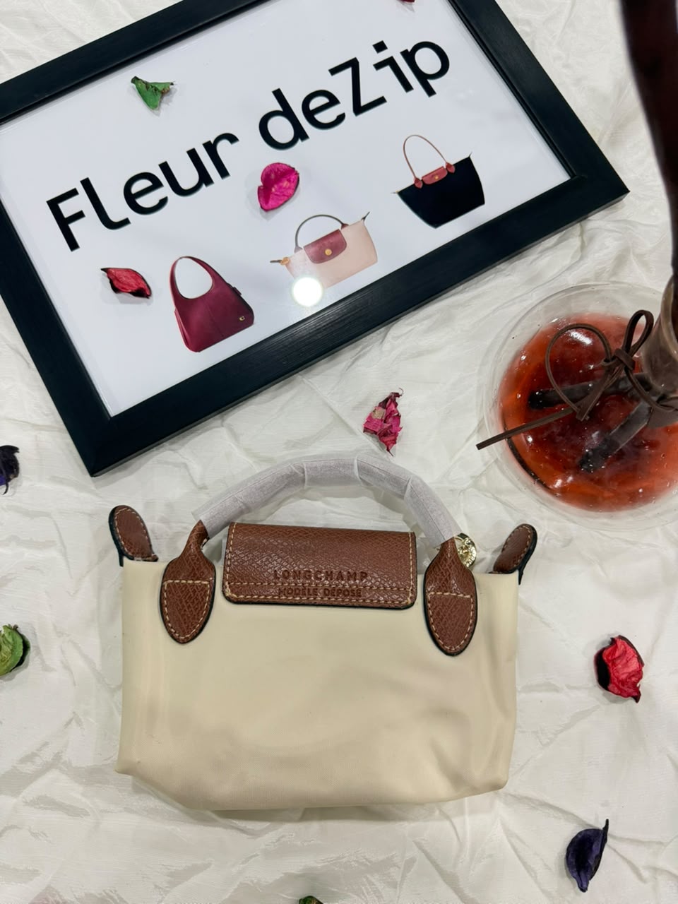 Longchamp Crossbody Bag with Strap (WITH BRAND LOGO)