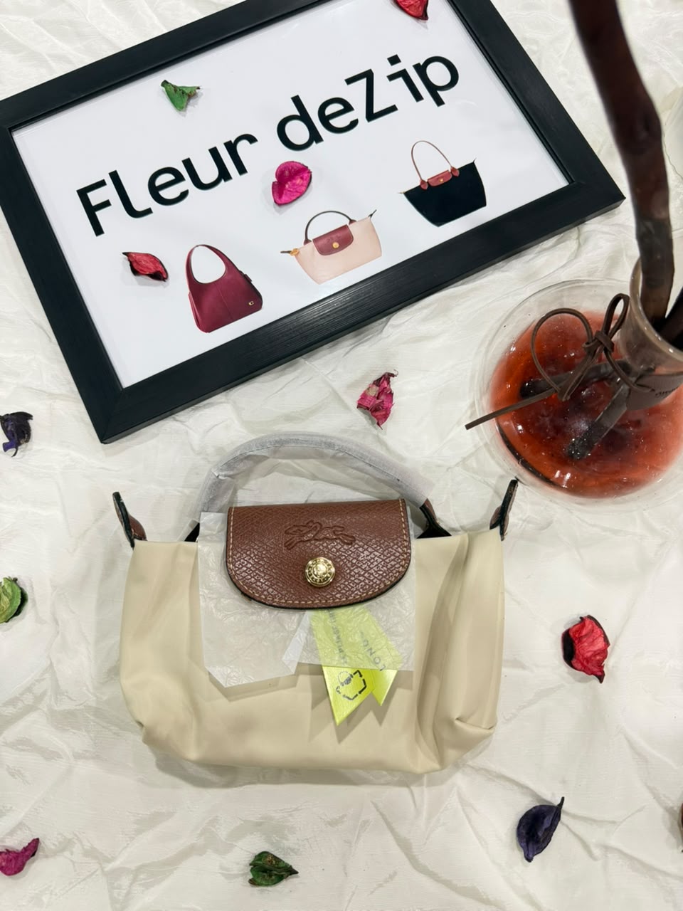 Longchamp Crossbody Bag with Strap (WITH BRAND LOGO)