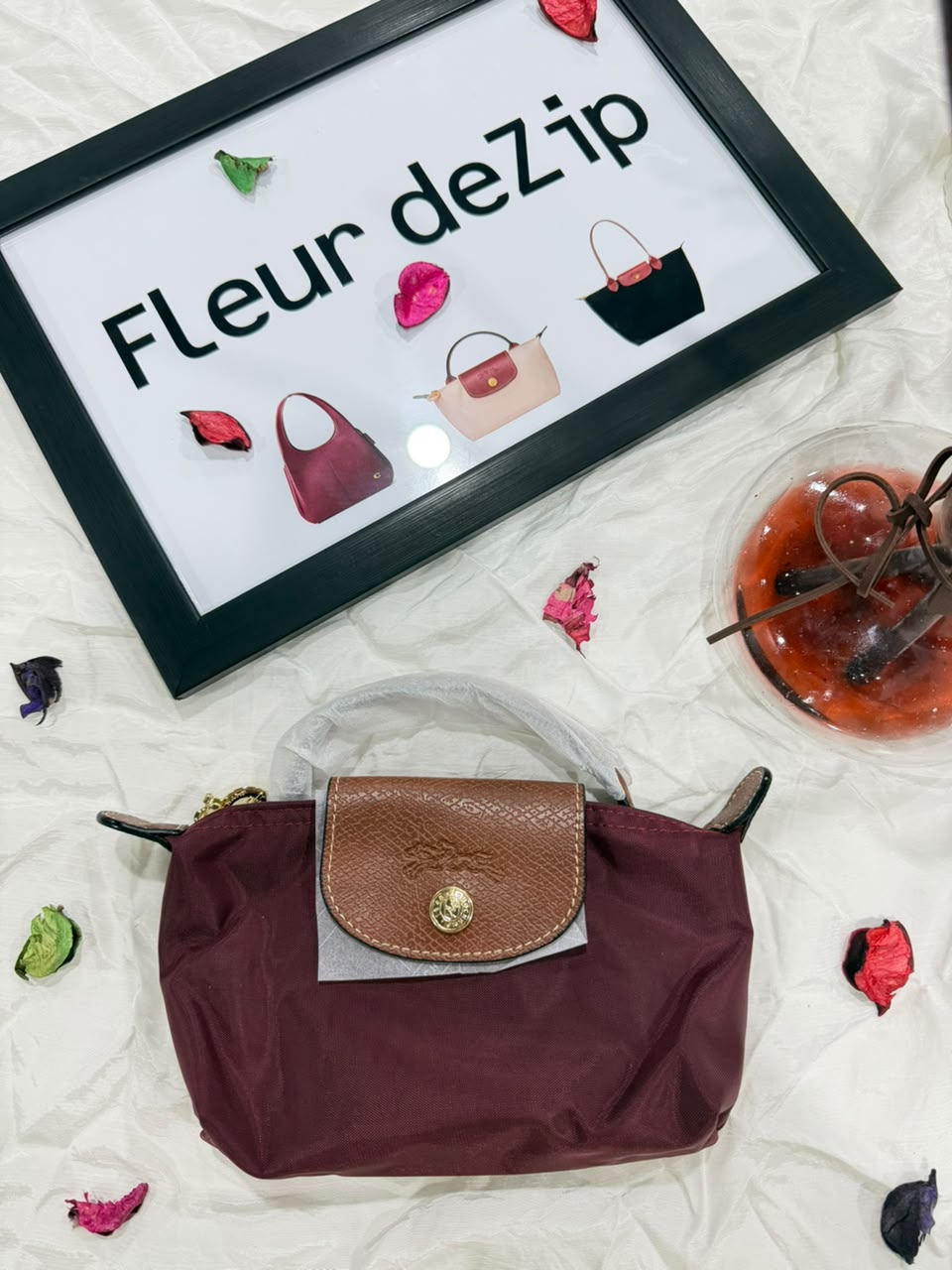 Longchamp Crossbody Bag with Strap (WITH BRAND LOGO)