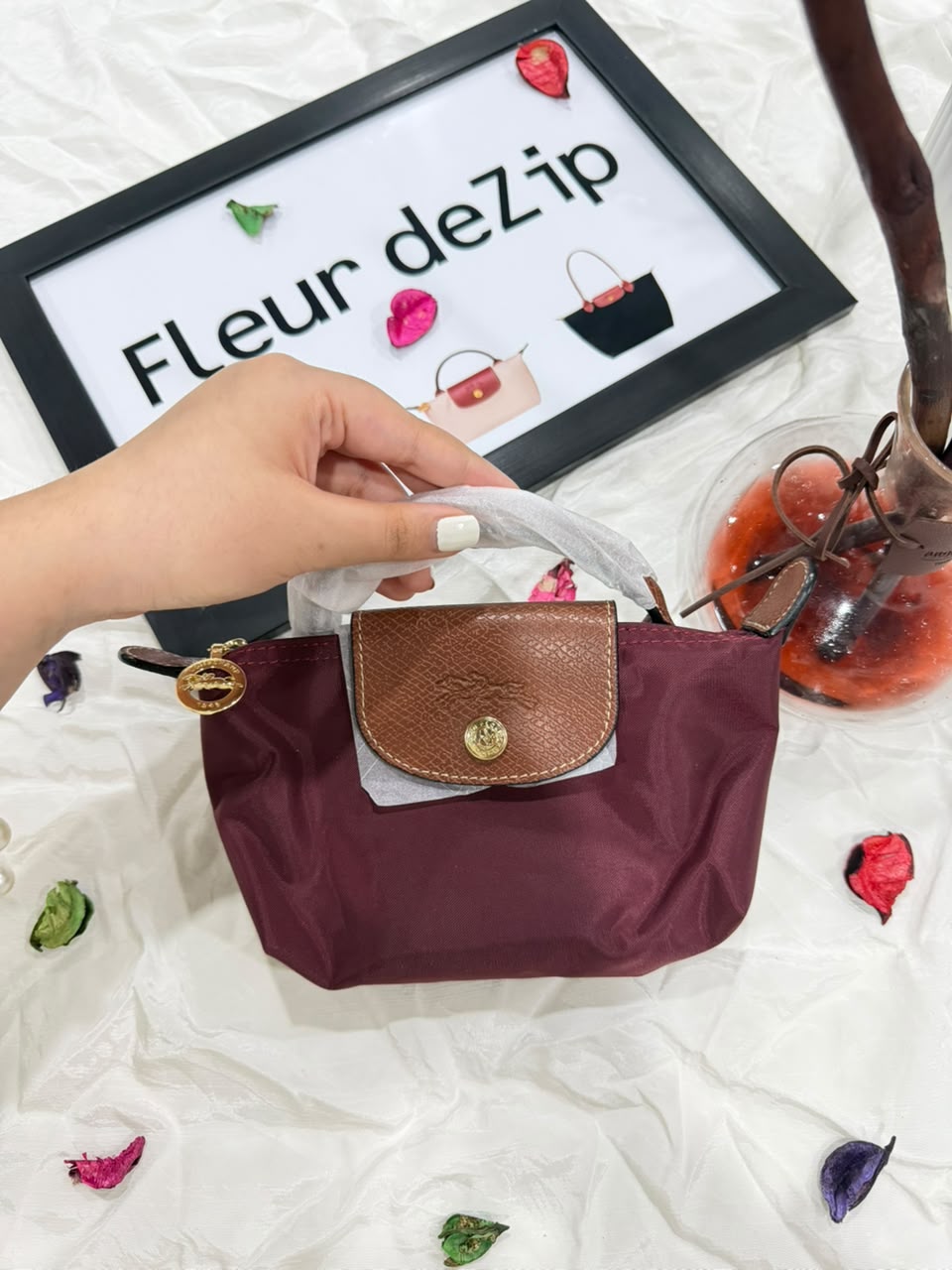 Longchamp Crossbody Bag with Strap (WITH BRAND LOGO)