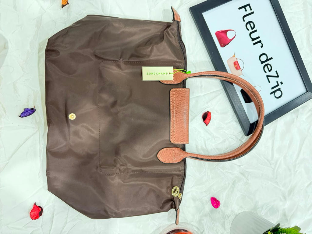 Longchamp Tote Large -Brown (WITH BRAND LOGO)