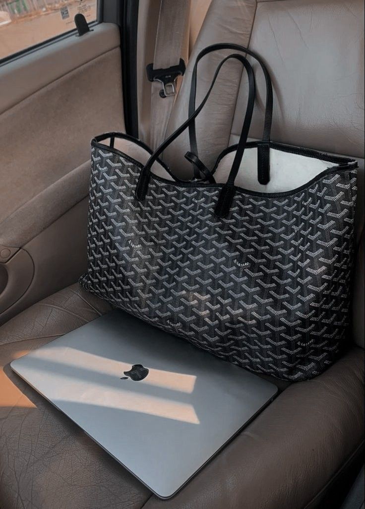 Goyard Tote Bag - Large Black (With Pouch)