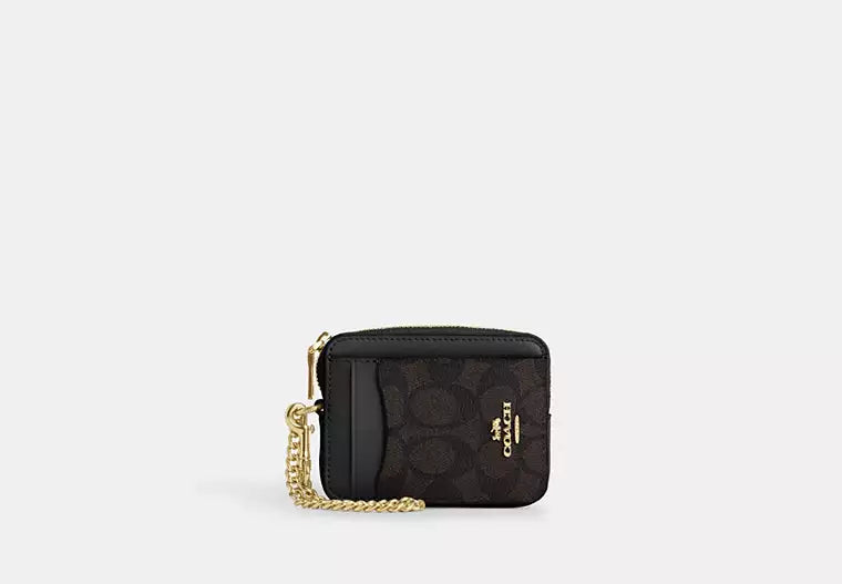 Coach Zip Card Case