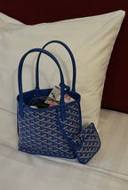 Goyard Tote Bag -  Mini Blue (with Pouch)