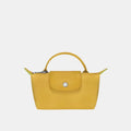 Longchamp Le Pliage Green Pouch With Handle
