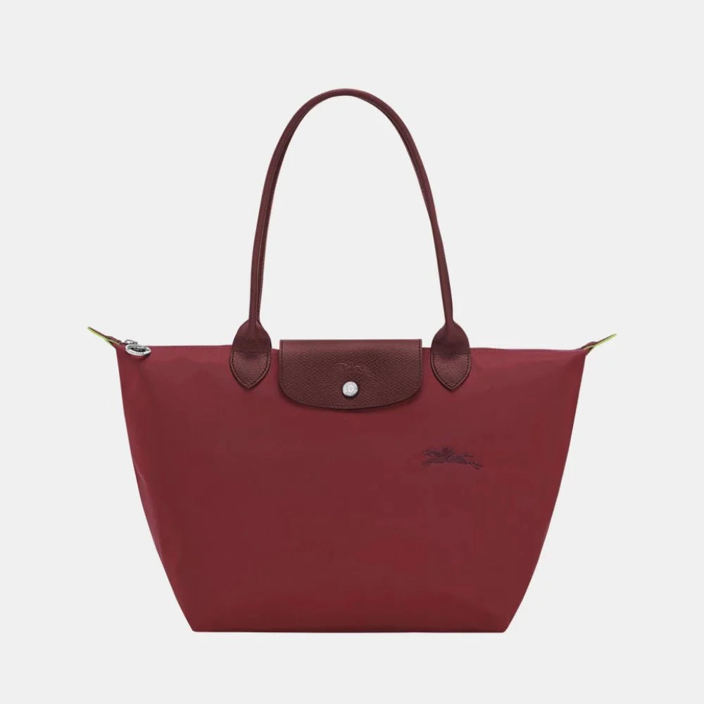 Longchamp Le Pliage Green Tote Bag (Pomegranate)