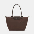 Longchamp Le Pliage Green Tote Bag (Mocha)