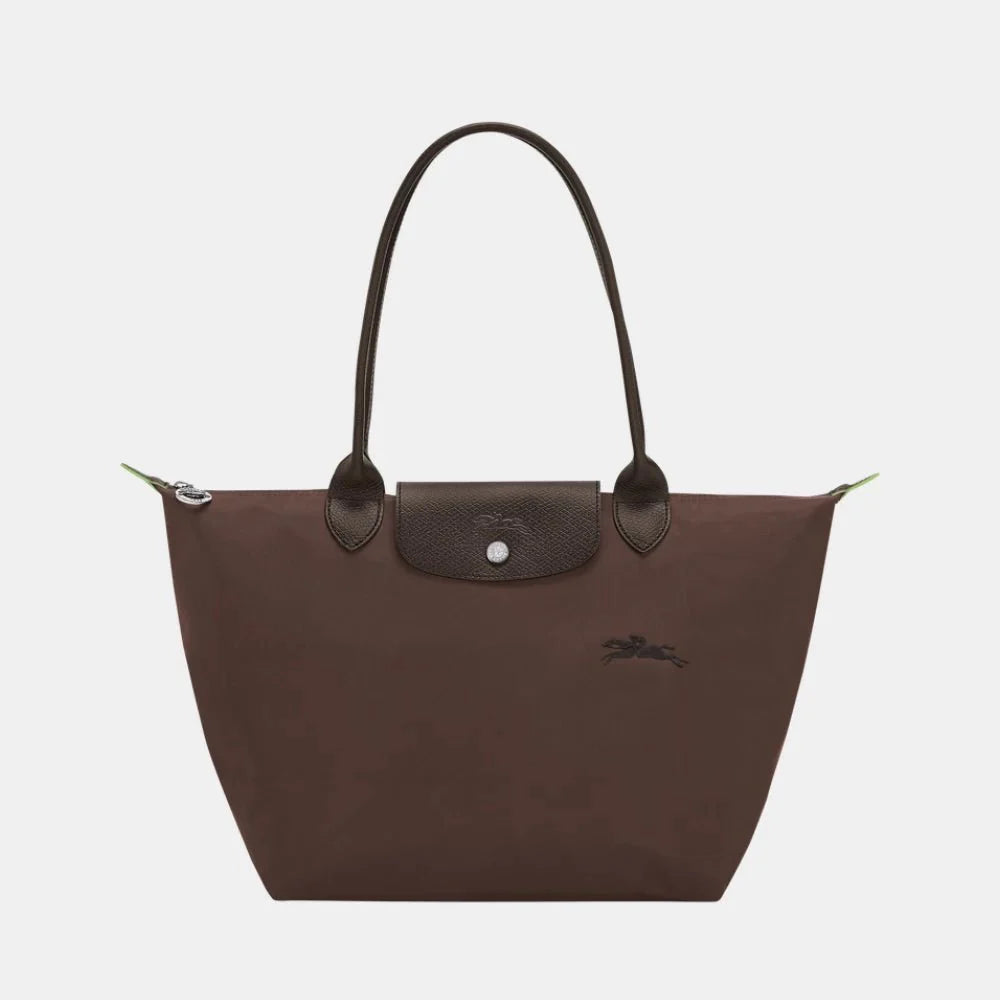 Longchamp Le Pliage Green Tote Bag (Mocha)