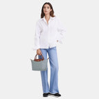 Longchamp Le Pliage Original Tote Bag (Steel)
