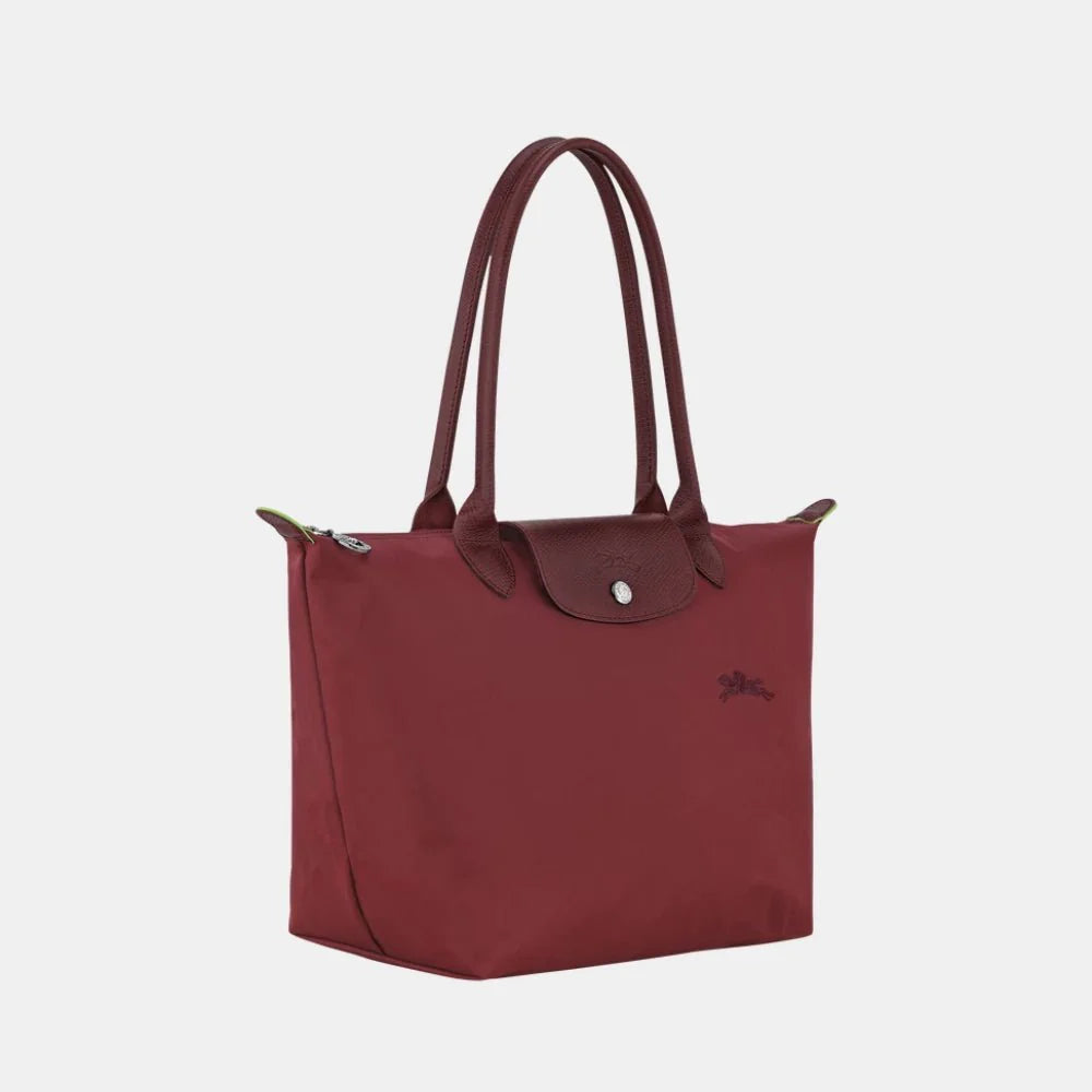 Longchamp Le Pliage Green Tote Bag (Pomegranate)