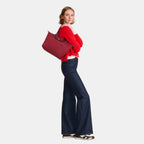 Longchamp Le Pliage Green Tote Bag (Pomegranate)