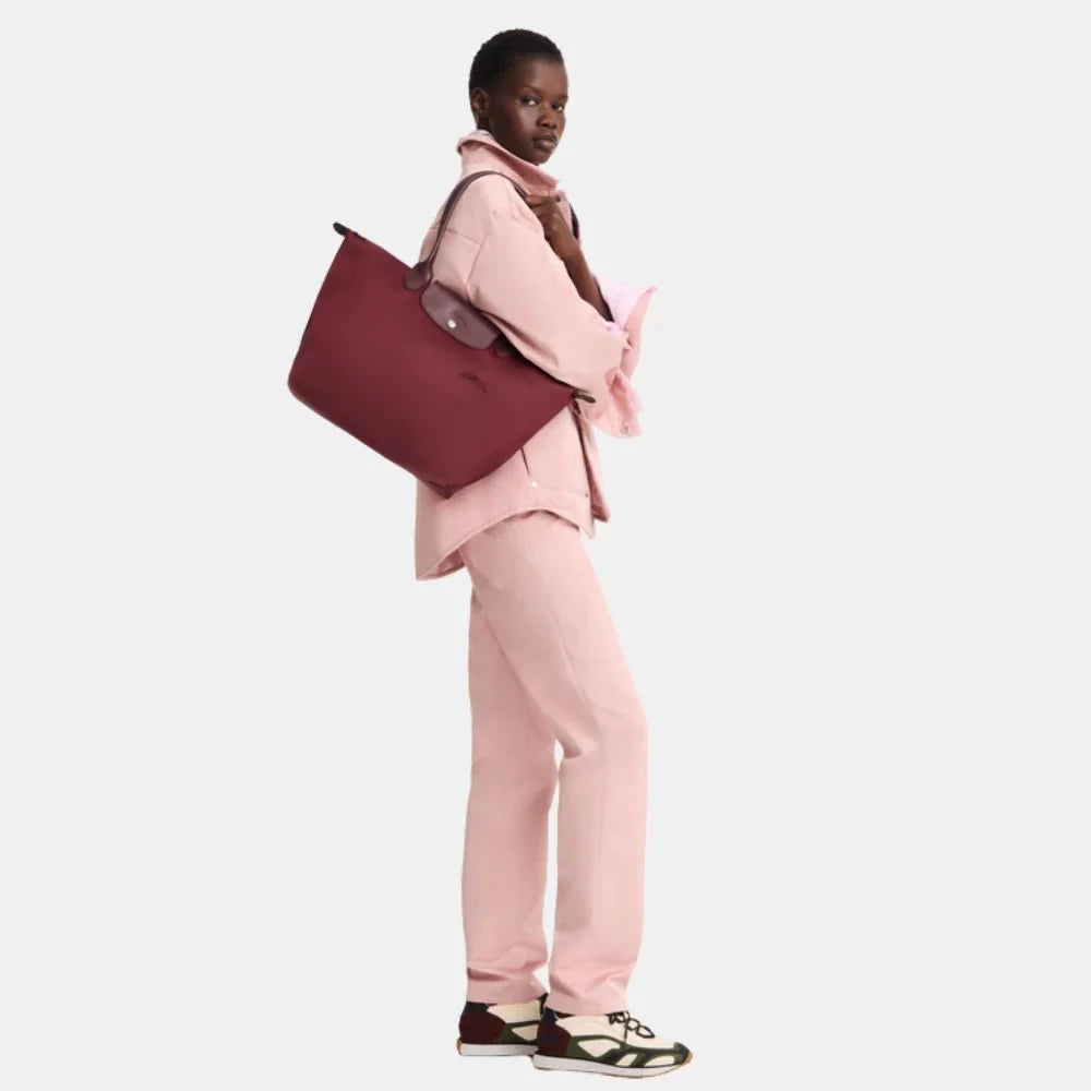 Longchamp Le Pliage Green Tote Bag (Pomegranate)